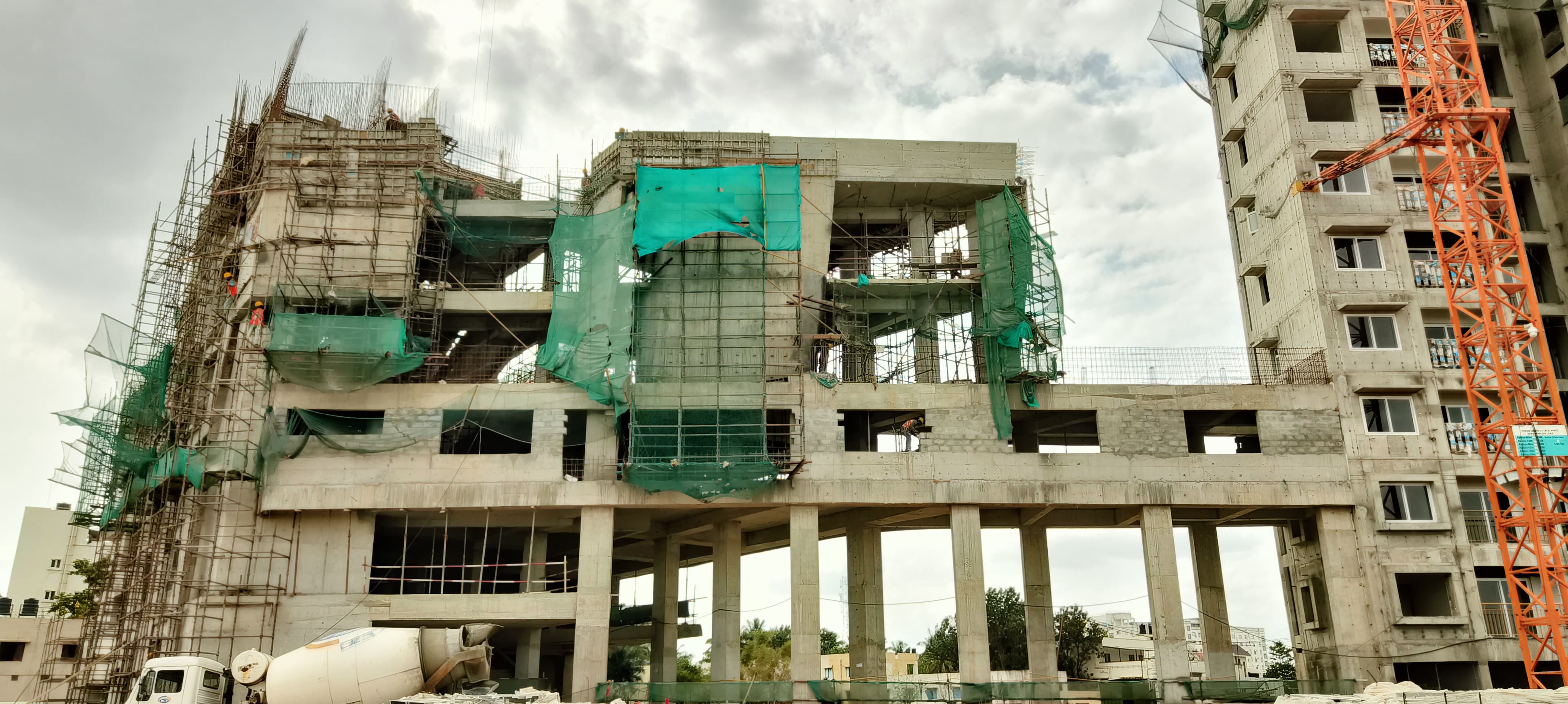 Project Progress Photographs Clubhouse Terrace Slab Completed