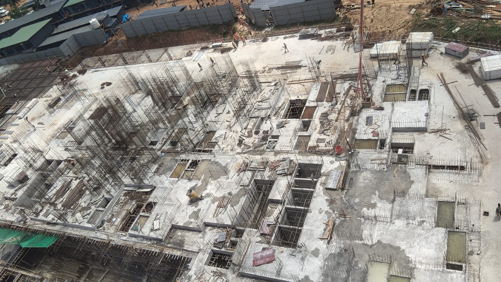 Tower – J: Ground Floor slab completed
