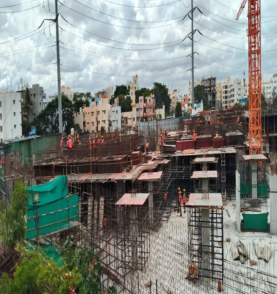Tower D Ground Floor Slab in progress