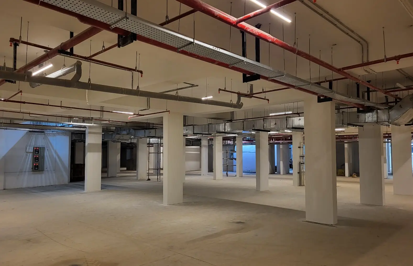 Basement finishing work in progress