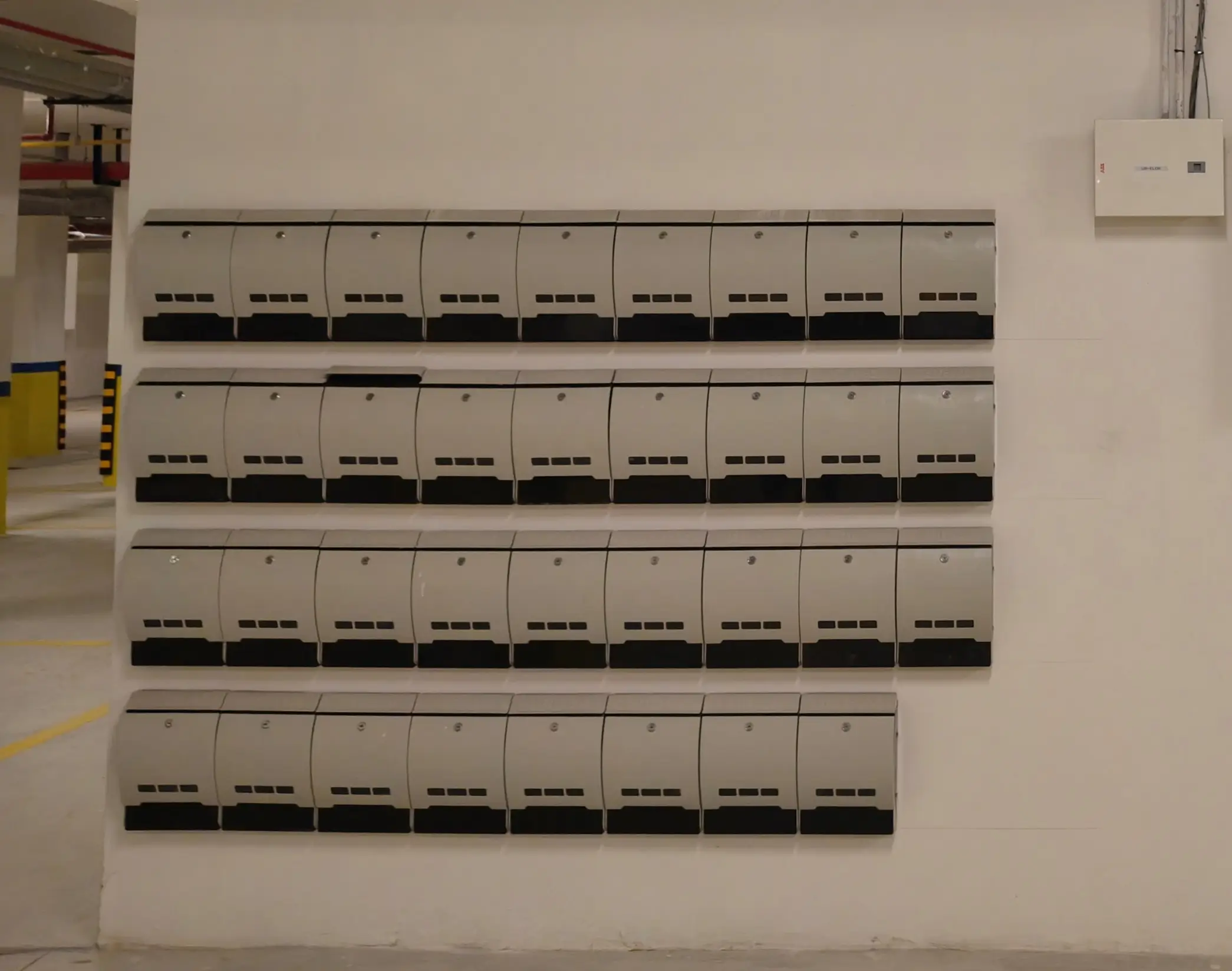 Letter box fixing work completed