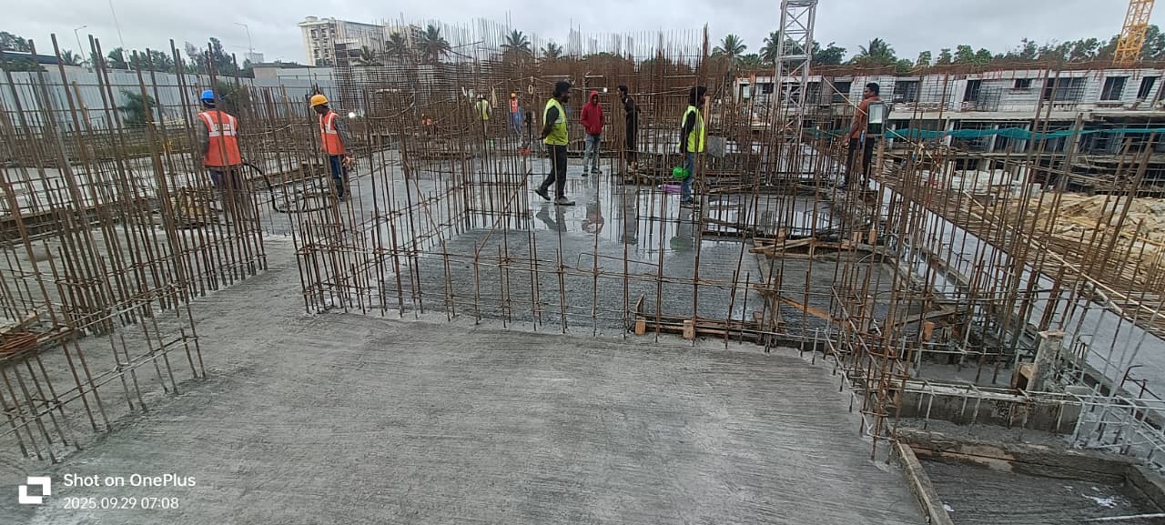 Tower B – Milestone Release –“On Casting of Ground floor Slab” – Status as on 29th