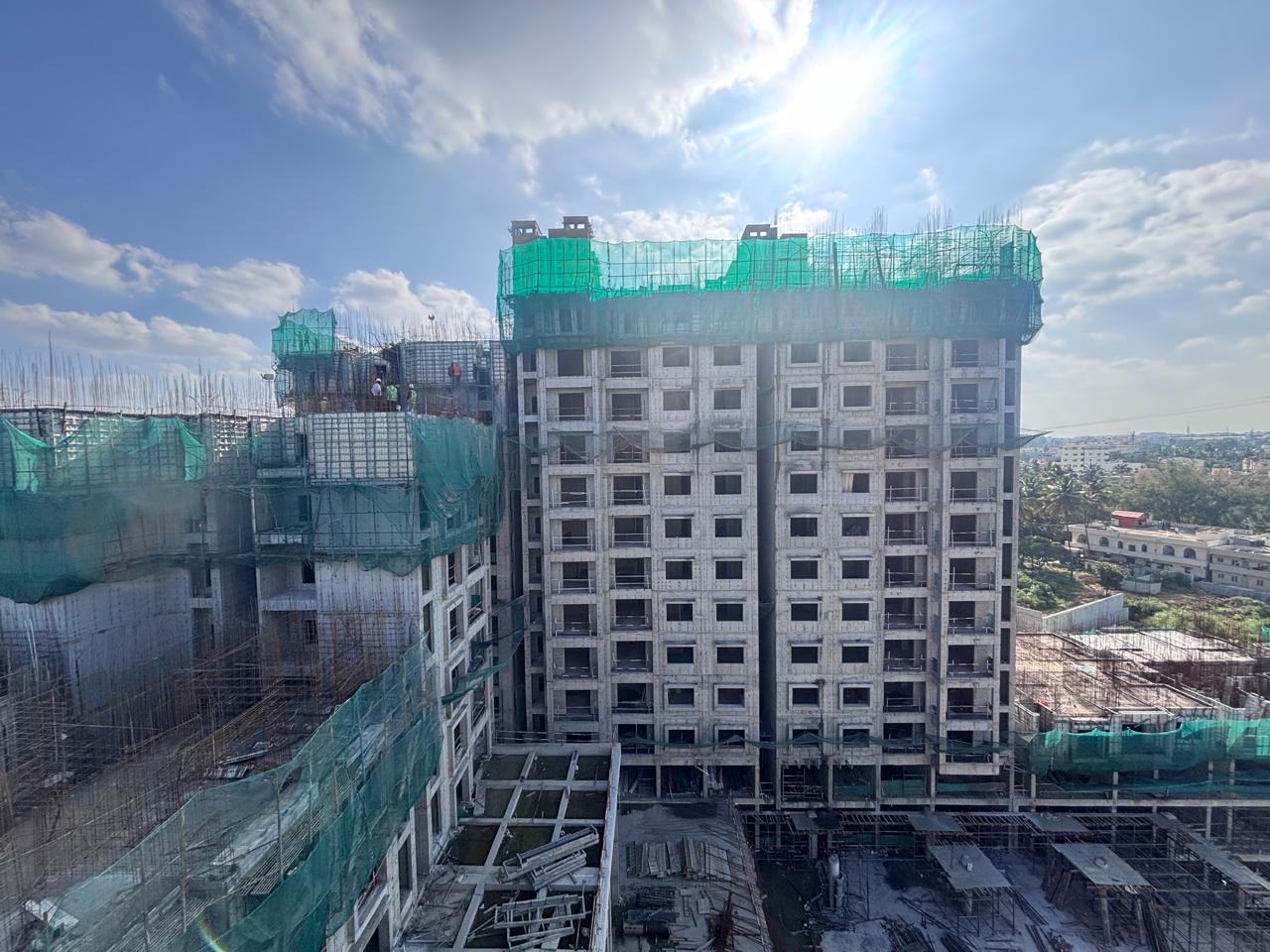 Part Area 12th Floor Slab In Progress