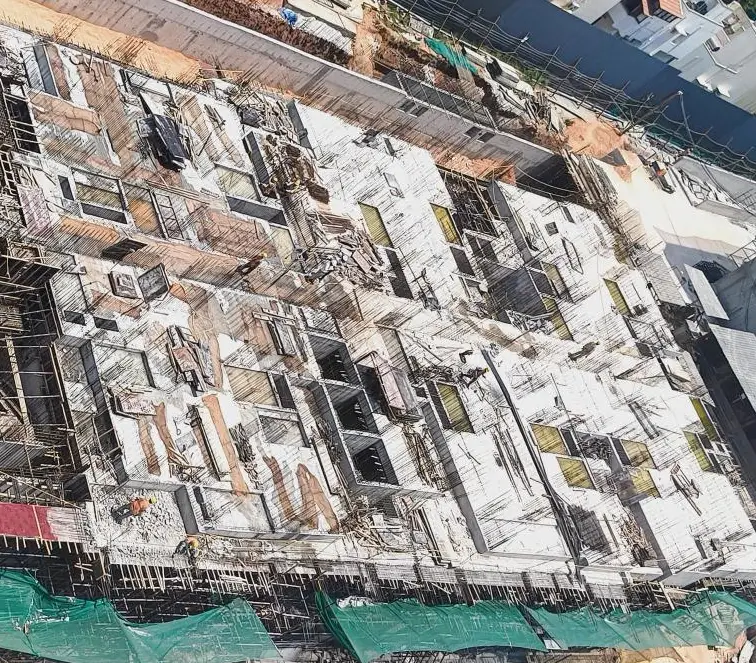 Tower-D Ground floor slab Completed