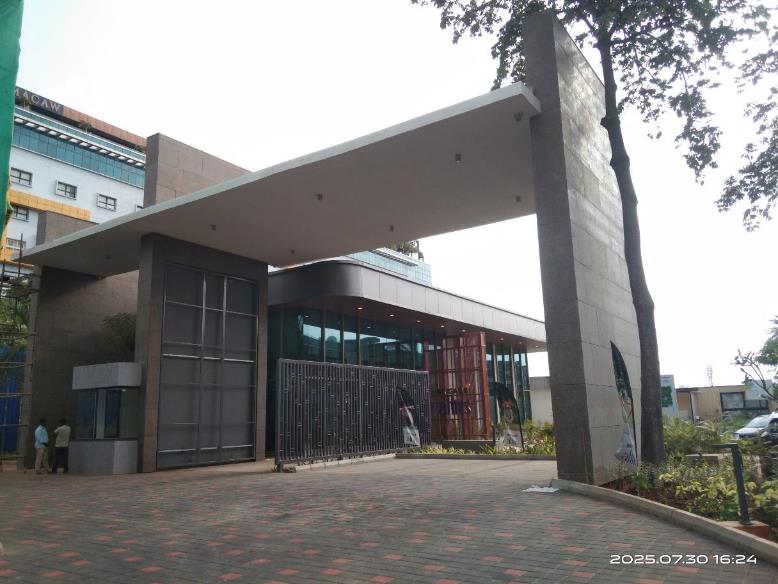 Entrance portal Completed