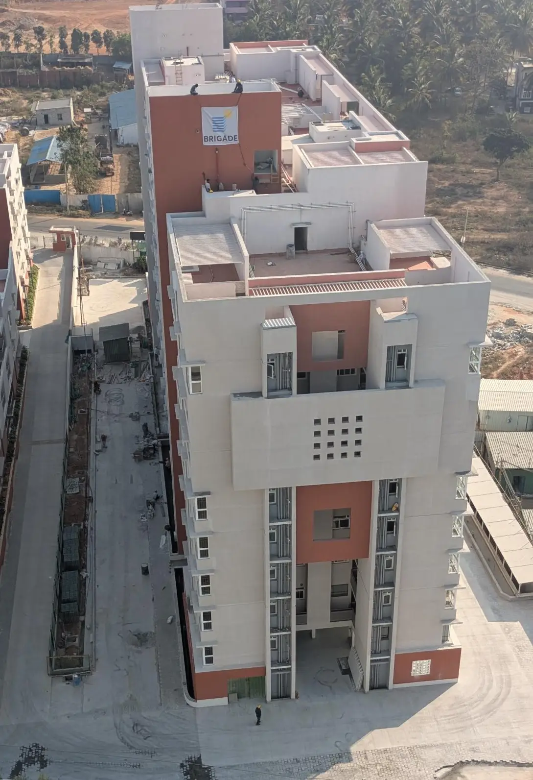 A & B Block – North Side External Painting Works