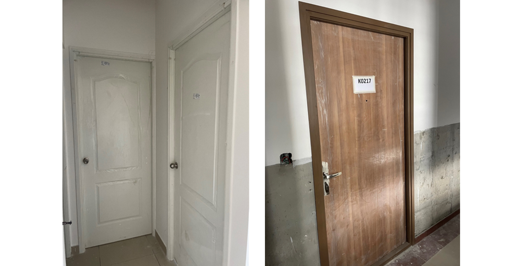 Internal Flats - Doors Finishes