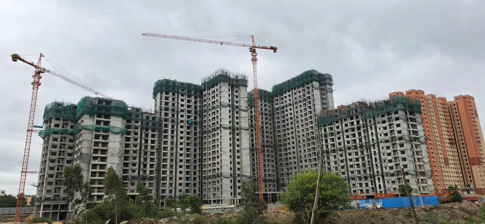 BRILLIO | 15th 22nd and 24th floor work in progress at various sections of the wing