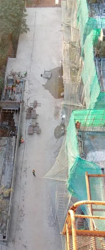 Tower C-Entry ramp work in progress