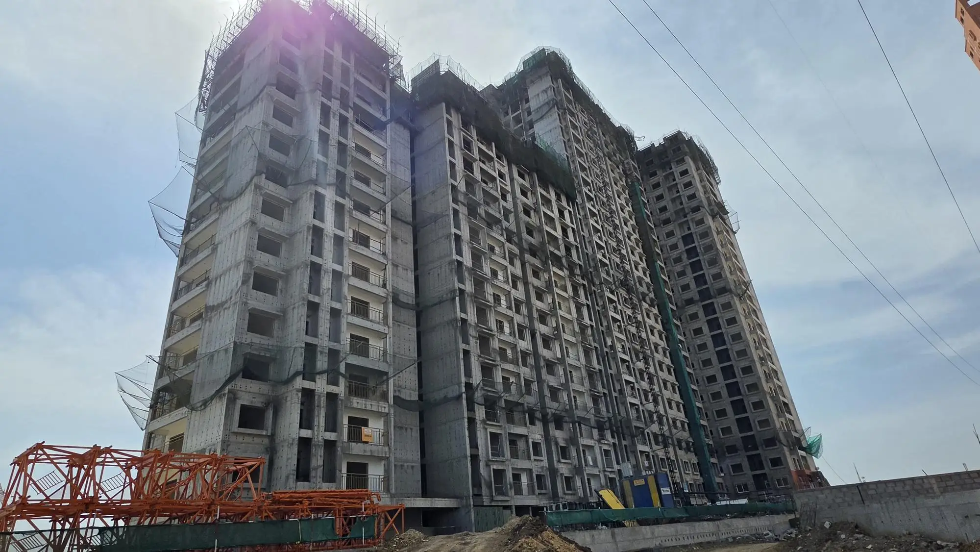 Brigade Valencia Brillio - Wing C - Milestone Release -" On Casting of Fifteenth floor slab" - Status as on 14th