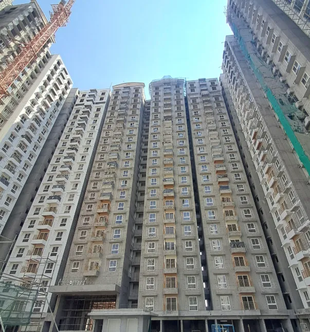 Wing B – Terrace Floor slab completed