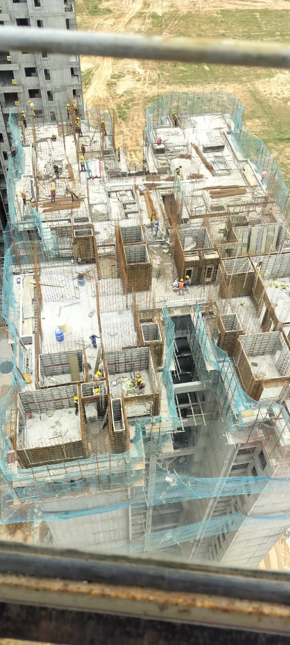Tower D – Milestone Release –“On Casting of 18th Floor Slab” – Status as on 25th