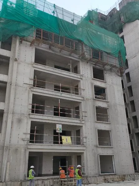 Tower – I: Sixth floor works in progress.