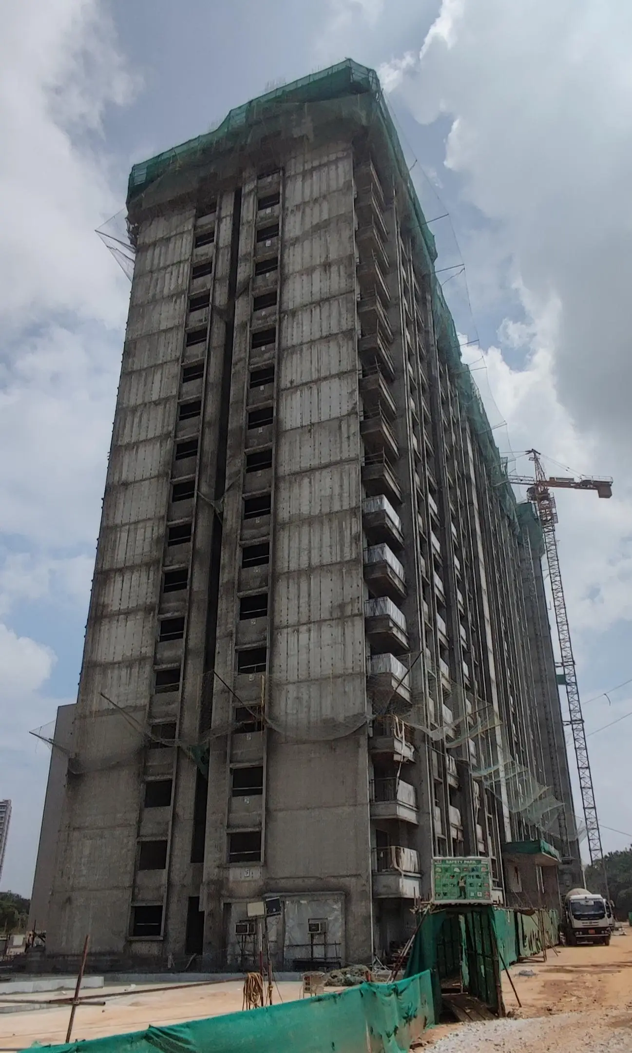 Tower C - Milestone Release -"On Casting of Terrace Slab" - Status as on 15th