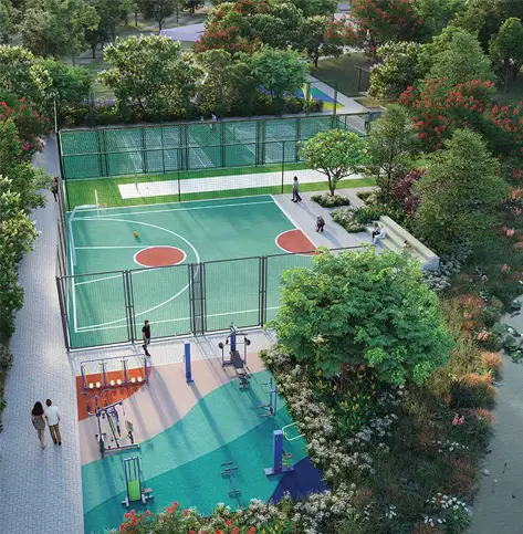 Badminton courts