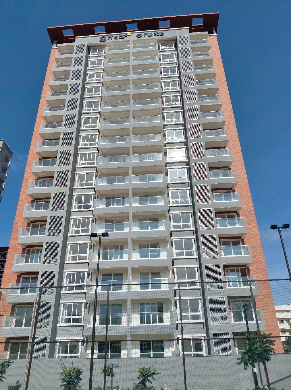 Tower D External painting completed