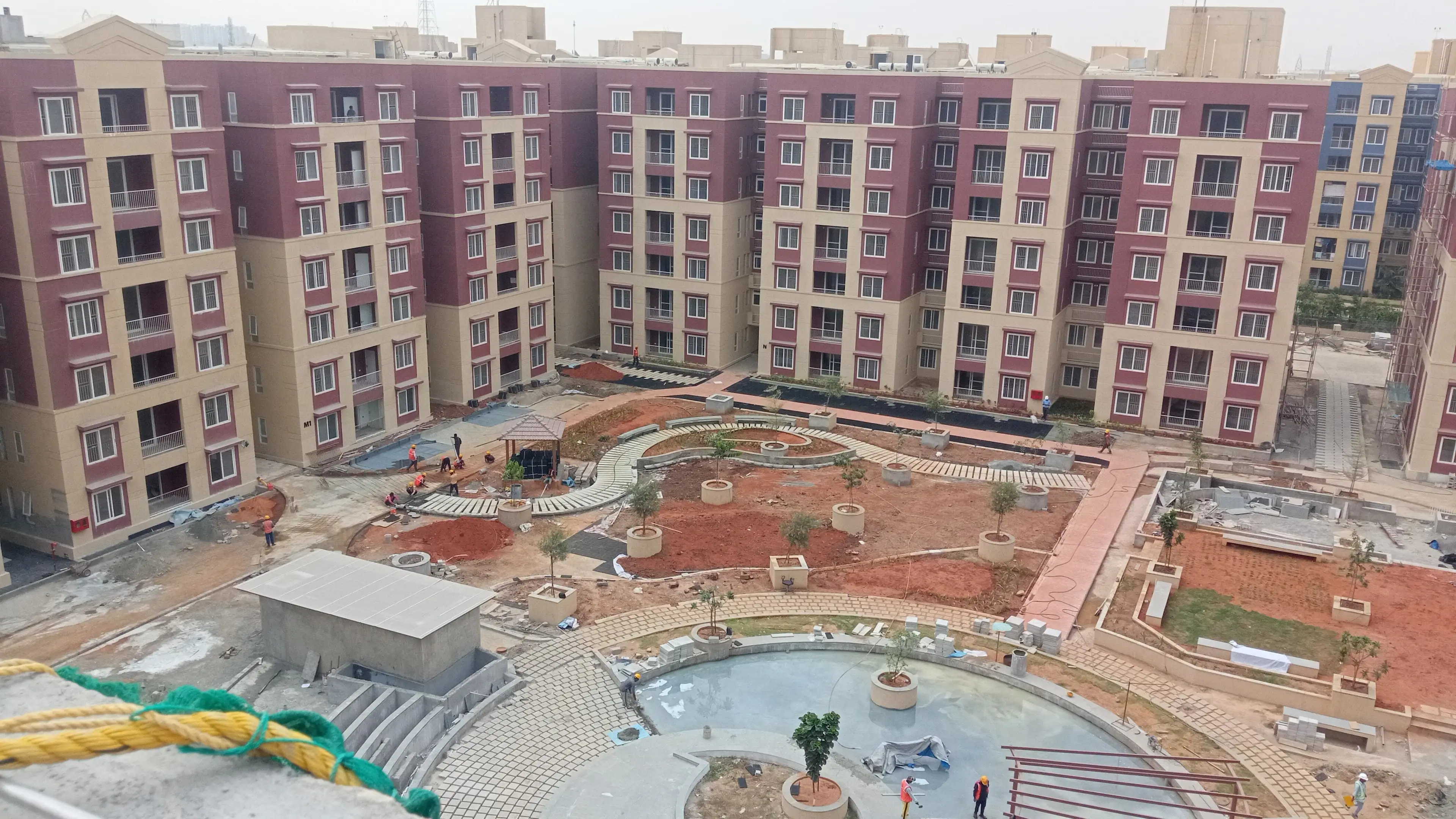 Block N – Internal flat QA work in progress (84/84 completed)