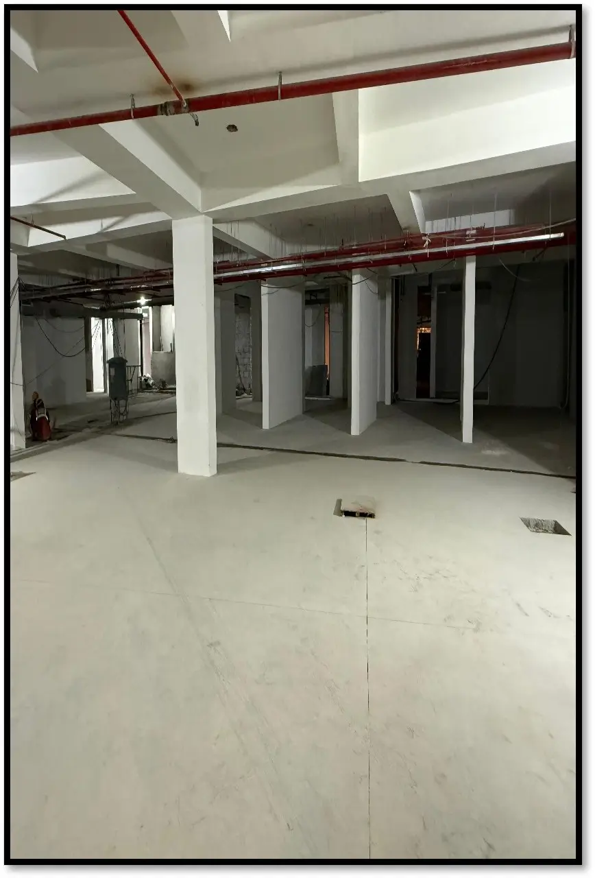 Basement | flooring ,painting and Services work in progress