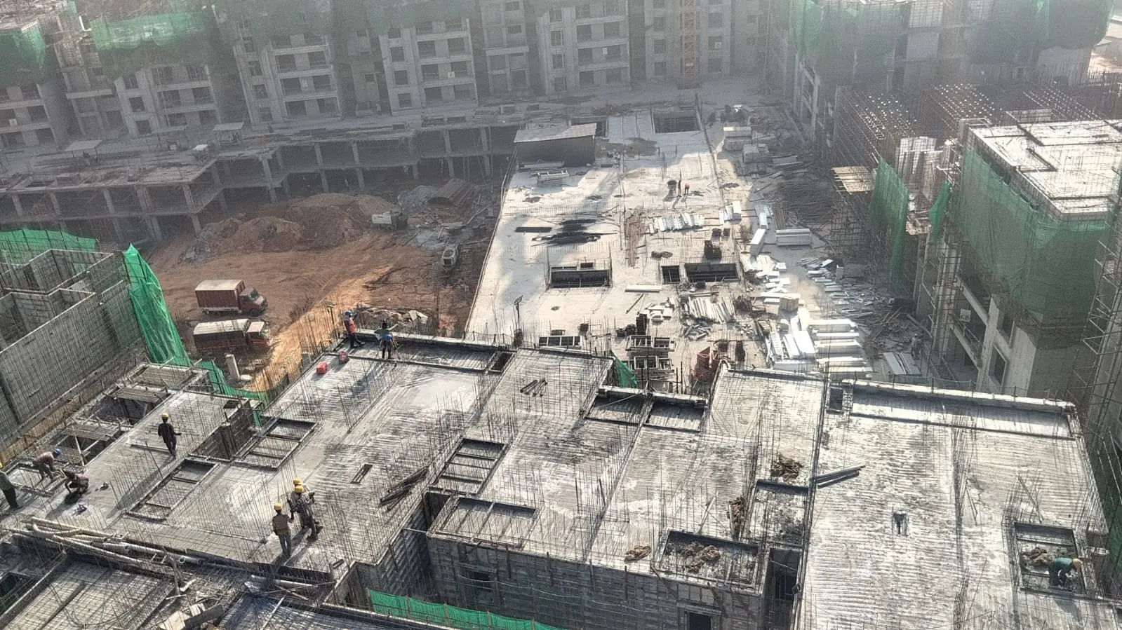 Tower-J Fifth floor slab Completed