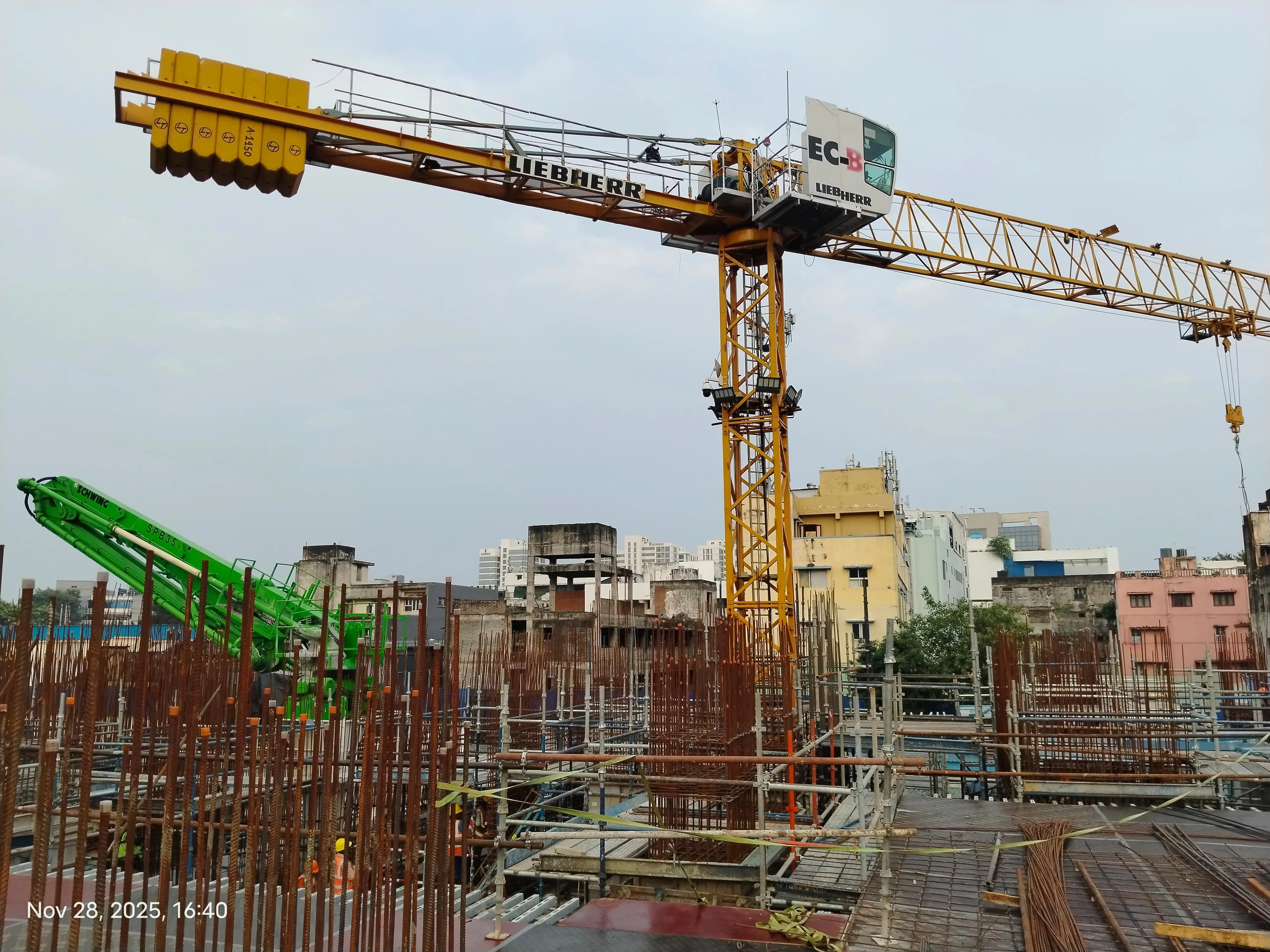 Mezzanine and Level 1 Shuttering, Reinforcement and Concrete Work is in progress