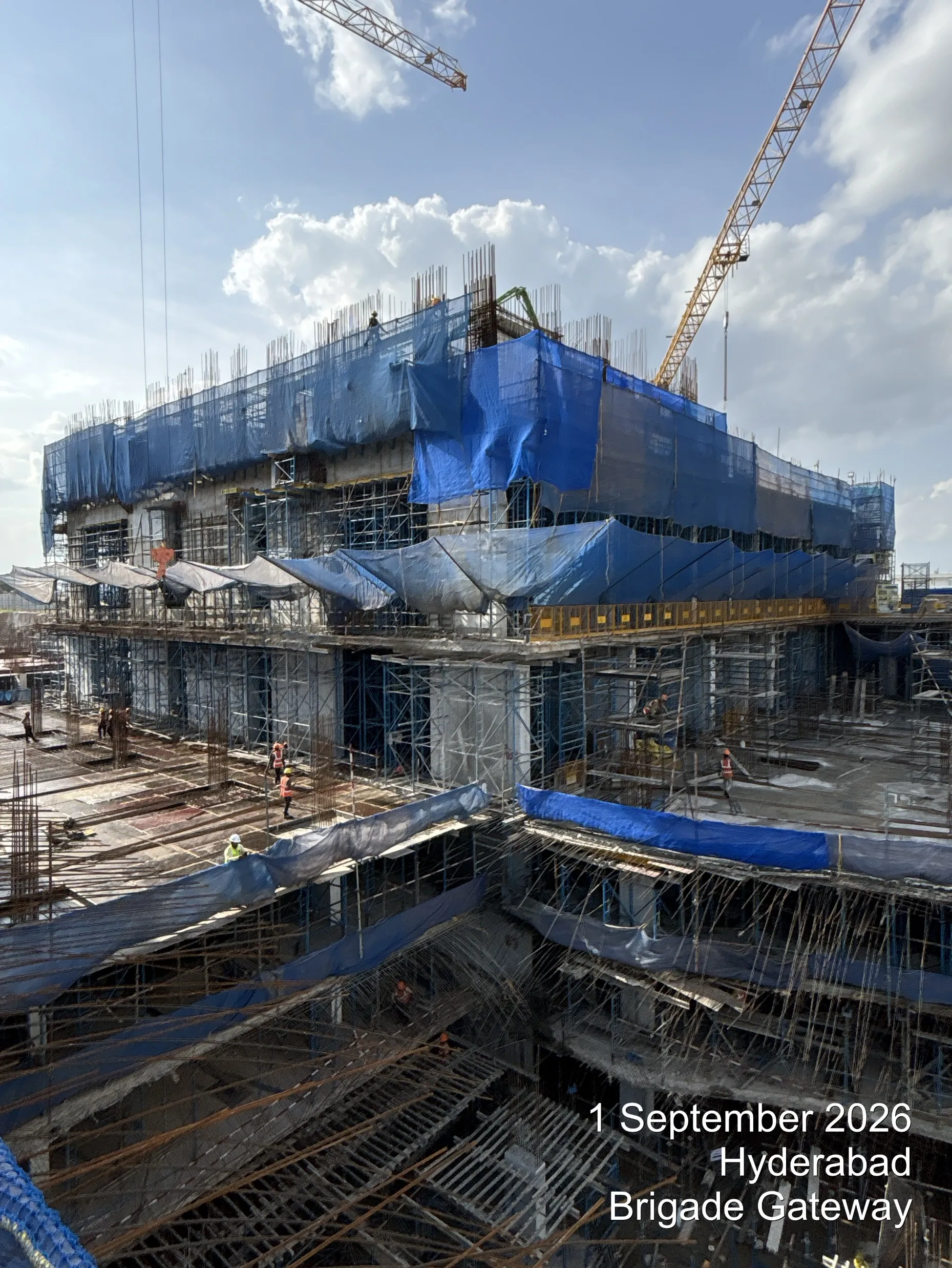 Residential Tower – A - Structure – First floor works in progress