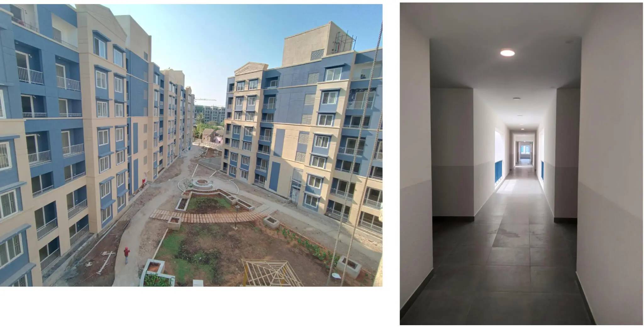 Brigade Xanadu Destino Block S: Internal finishing activities. Flat QA in progress (113/150 completed)