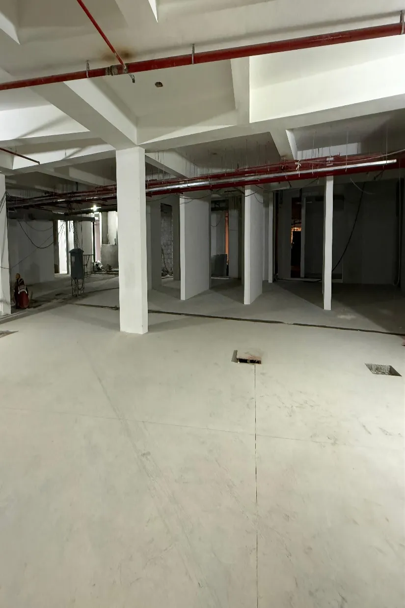 Basement- flooring ,painting and Services work in progress