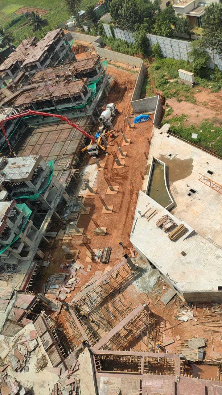 Podium Slab Grade slab pcc and slab shuttering WIP