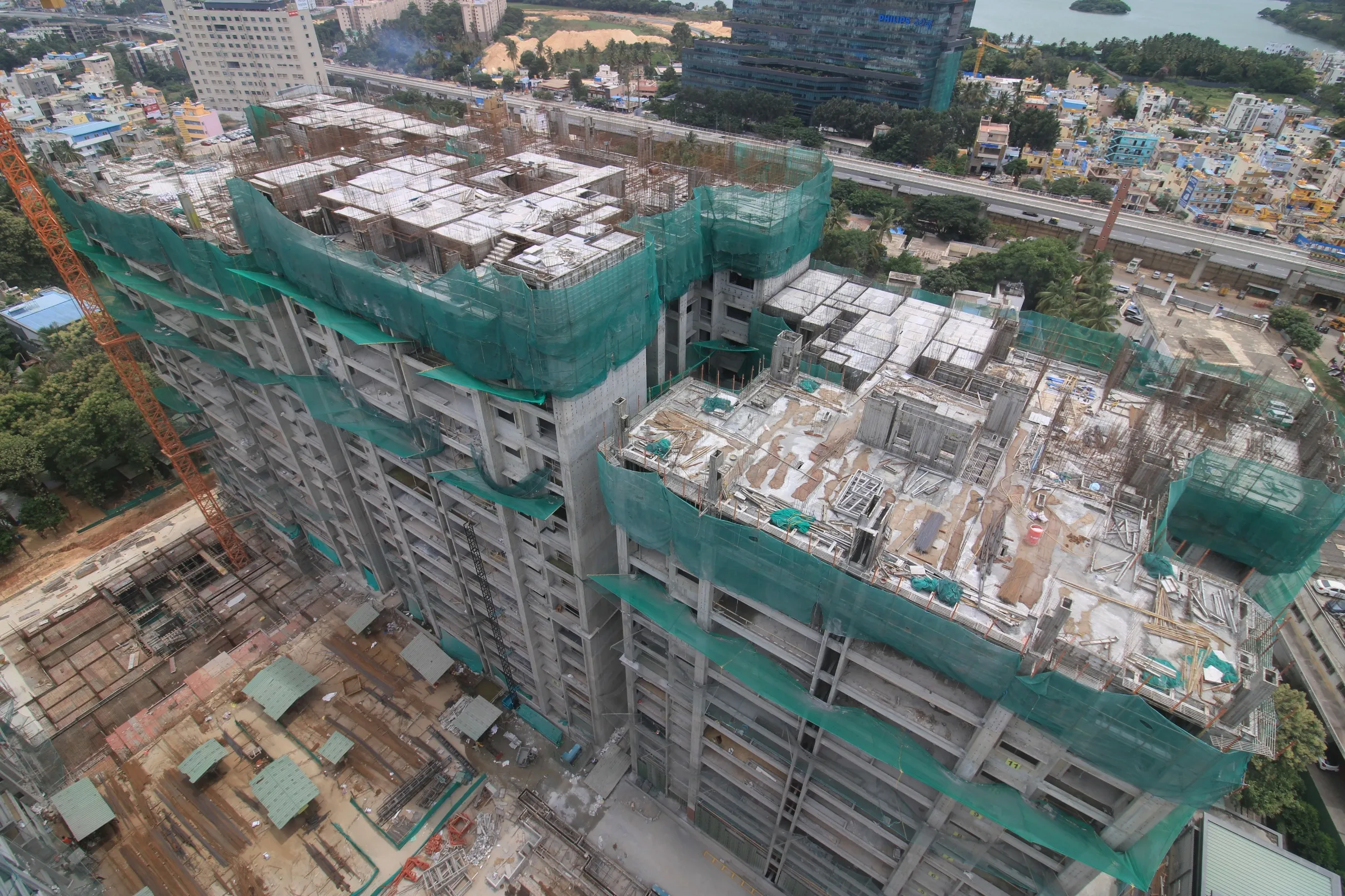 Tower A –14th Floor Slab In Progress
