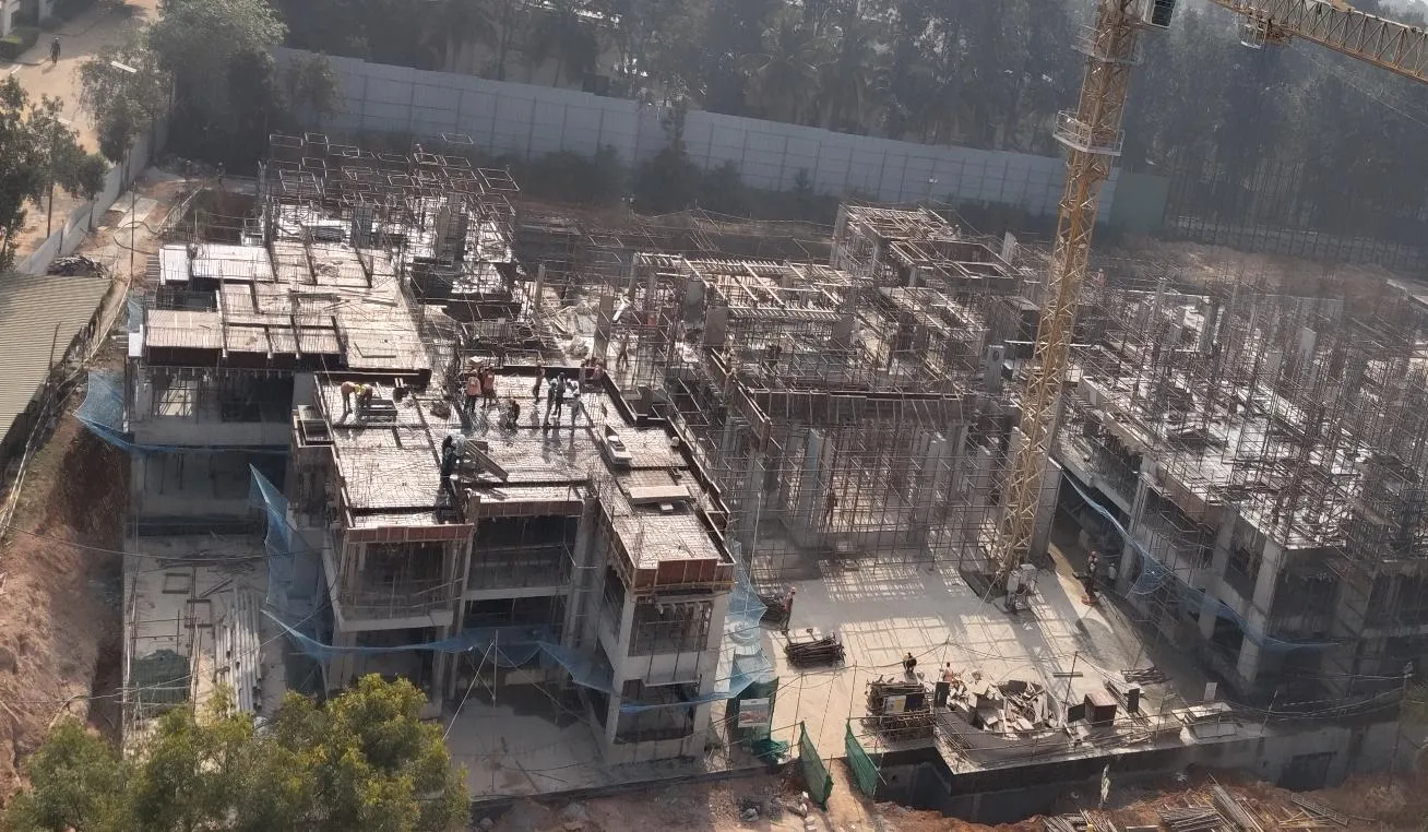 Tower A & B- Second Floor Slab in Progress