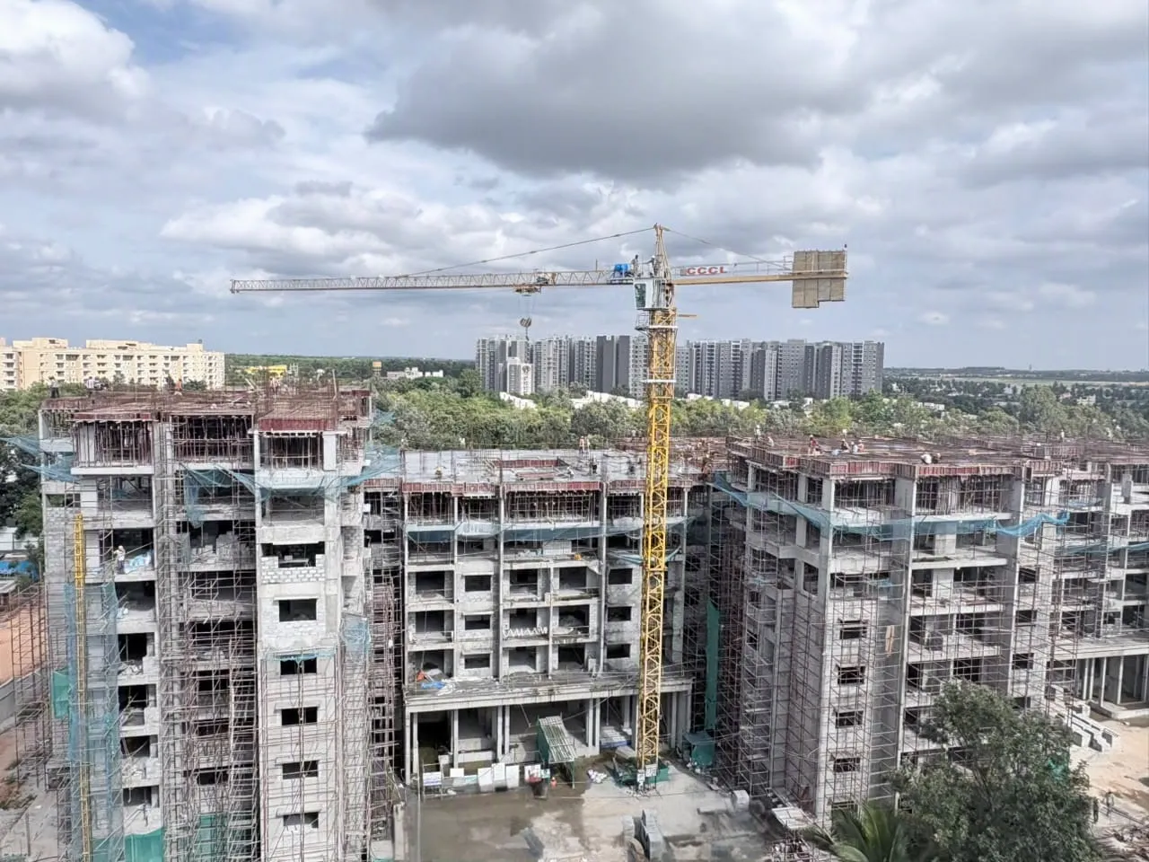 Tower A & B- 7th floor Slab Completion