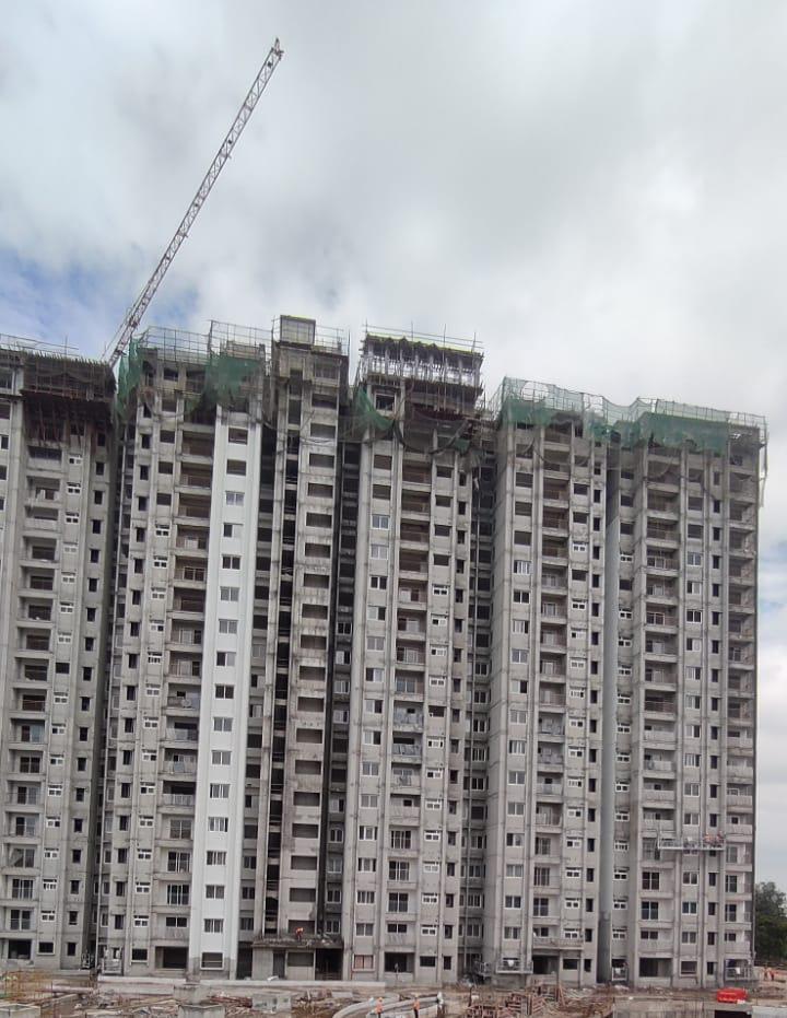 Tower E - Milestone Release -"On commencement of Fixing of Windows – 13th to 18th Floor” - Status as on 06th