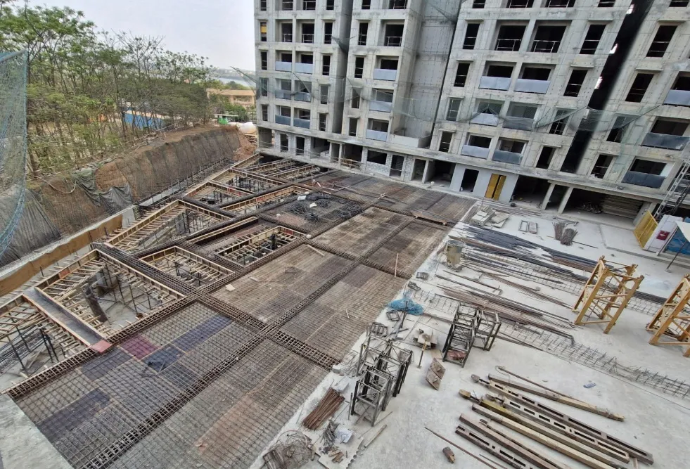 Non tower Area Ground floor slab shuttering WIP
