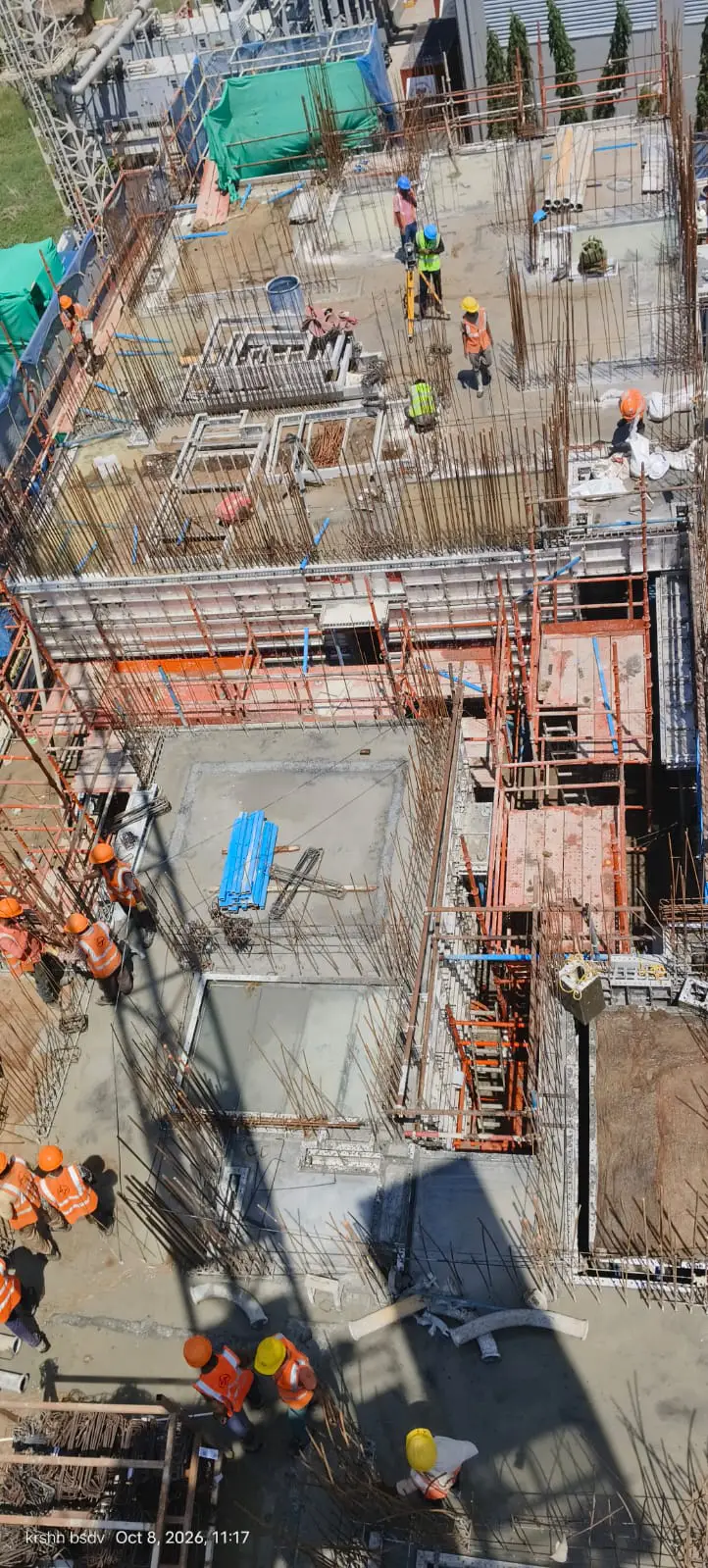 Brigade Altius - Tower A - Milestone Release -"On Casting of 5th Floor Slab" - Status as on 08th Oct 2026.