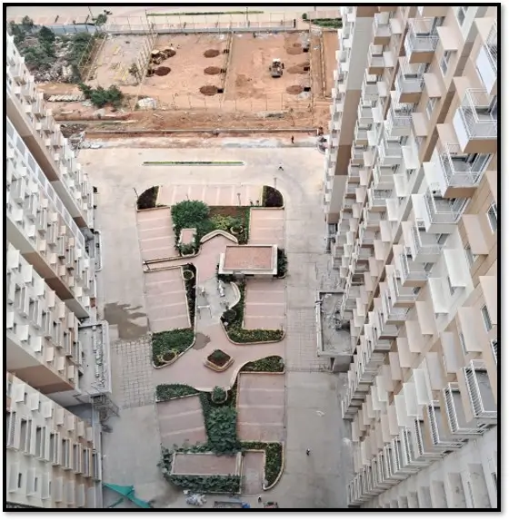 Central podium completed