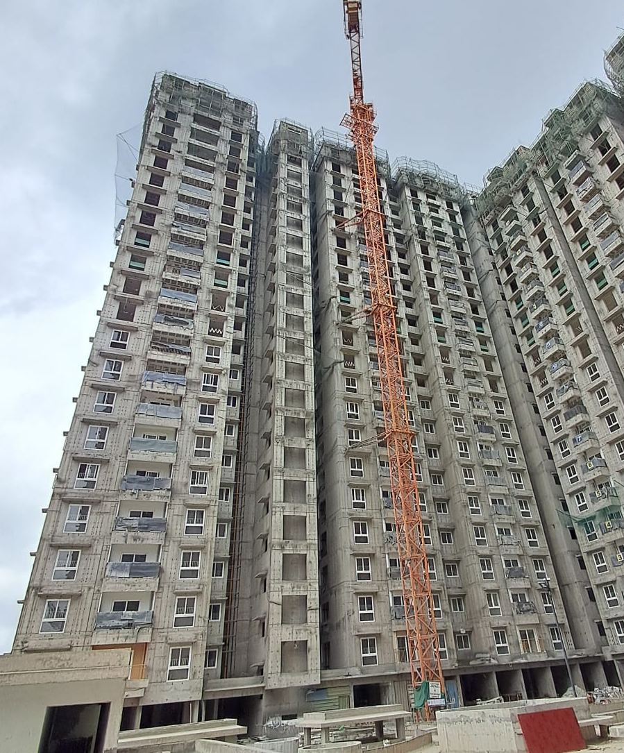 Wing C- Terrace Floor slab shuttering WIP