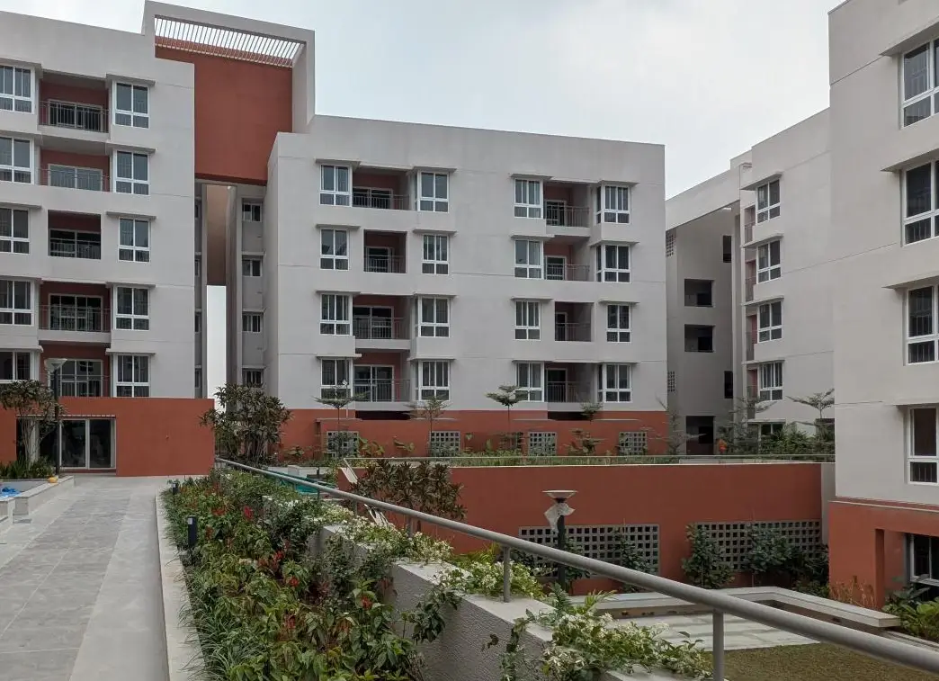 O Block   External paint completed. All 20 flats QA certification completed.. Terrace clay tile finishing work completed. Basement VDF completed. Lift installed. Common area (Staircase and Corridors) QA certification completed. Basement Painting completed Terrace QA certification completed.