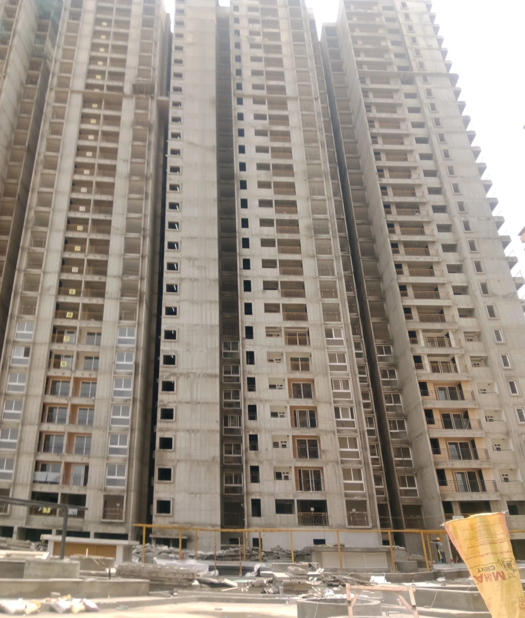 Above Terrace floor structure work completed