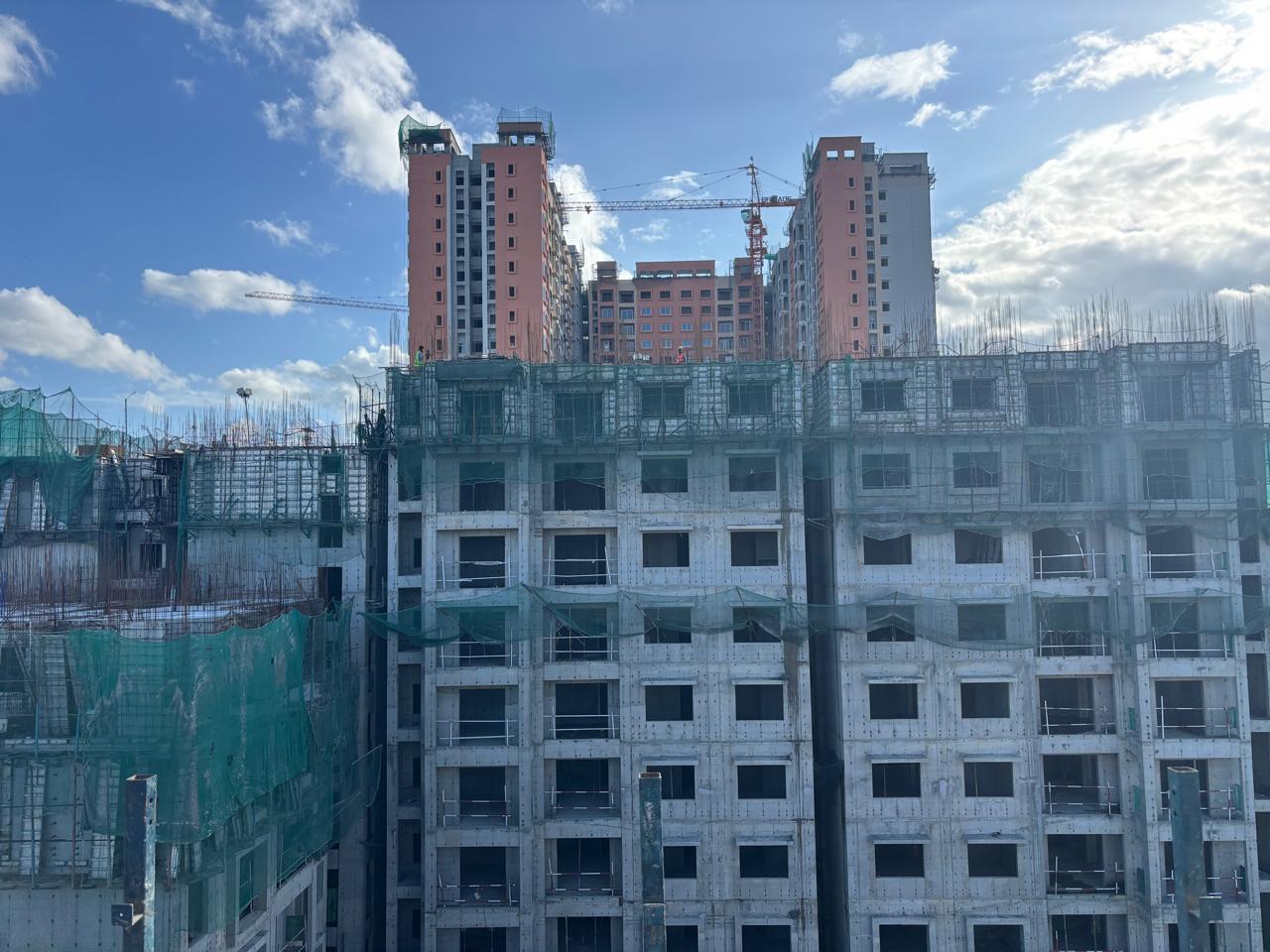 Part of 10th Floor Slab In Progress