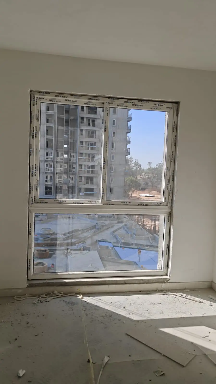 Tower E - Milestone Release -"On Commencement of windows fixing Ground to 7th Floor" - Status as on 31st