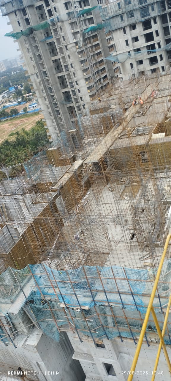 Tower G – Milestone Release –“ On Casting of 18th floor slab” – Status as on 29th