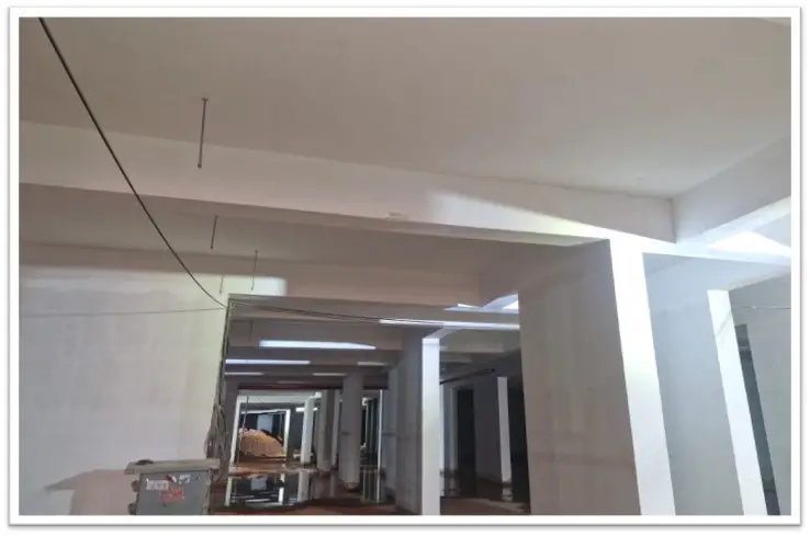 Lower basement | painting work in progress