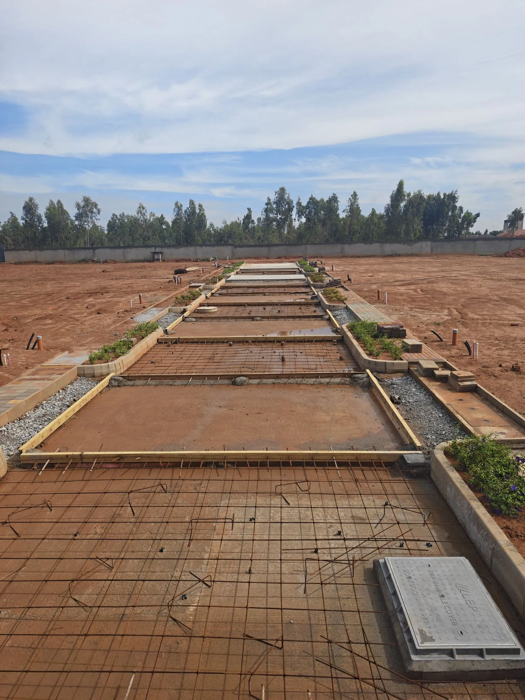 Internal road| works in progress.