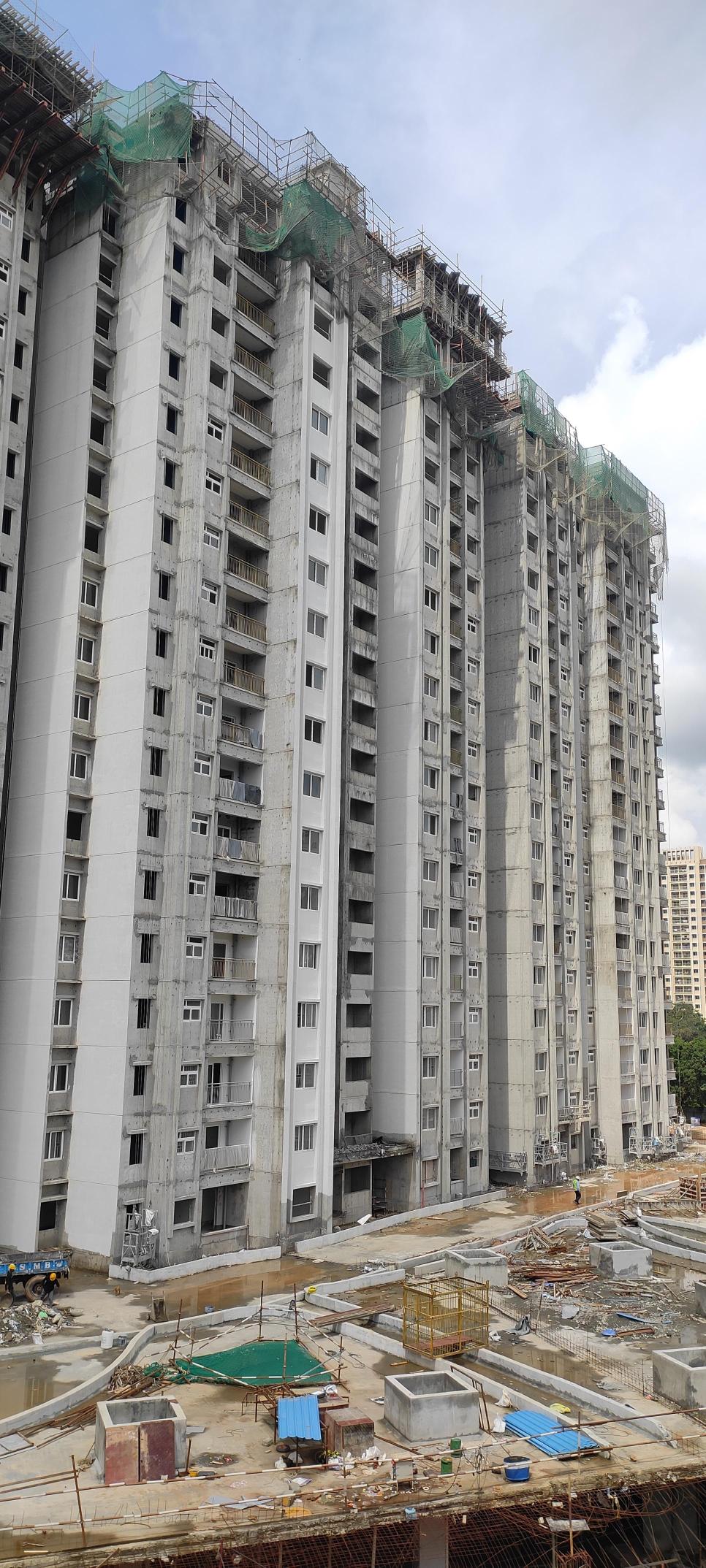 Tower E - Milestone Release -"On commencement of Fixing of Windows – 13th to 18th Floor” - Status as on 06th