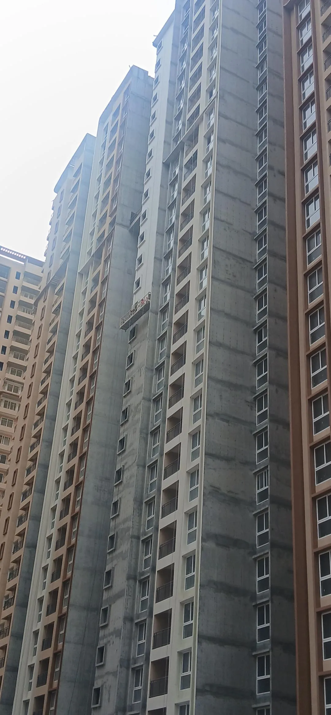 External painting works in progress