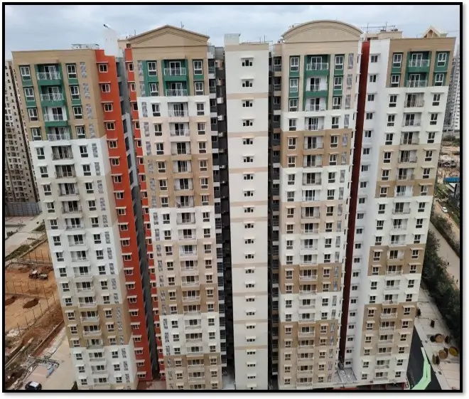 External painting work in progress