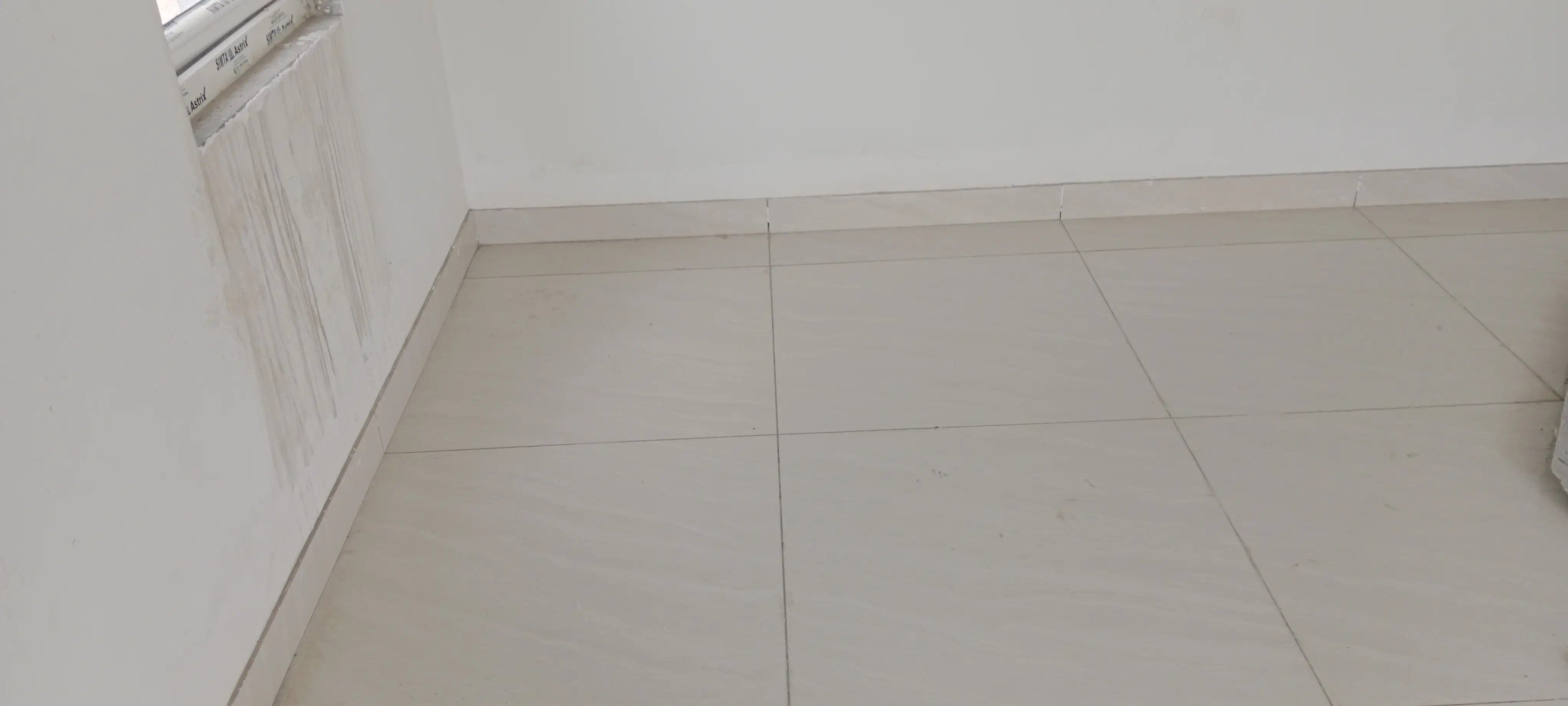 Finishing works in progress