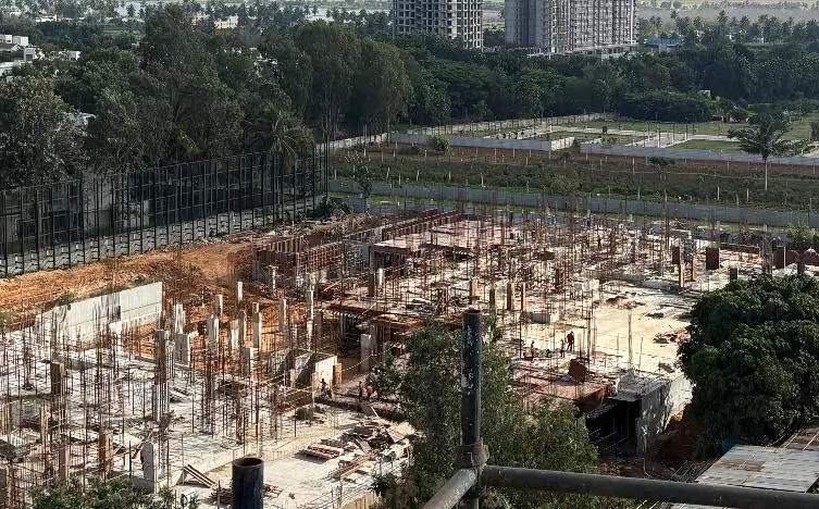 Tower C & D- Ground Floor Slab in Progress