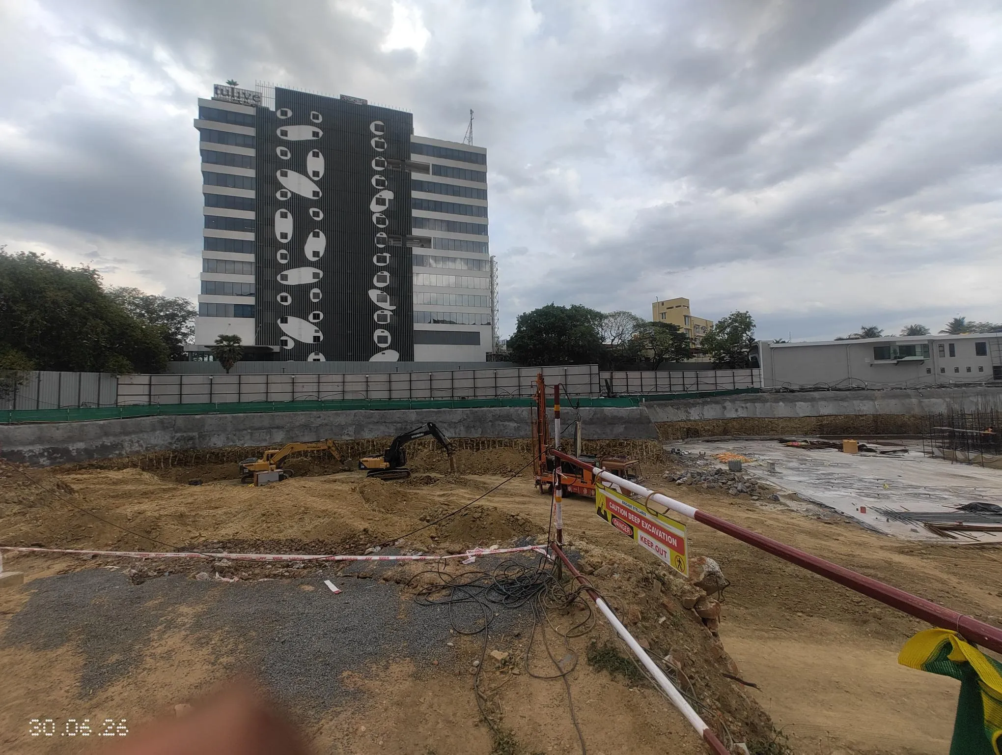 Tower 2 Excavation work in progress