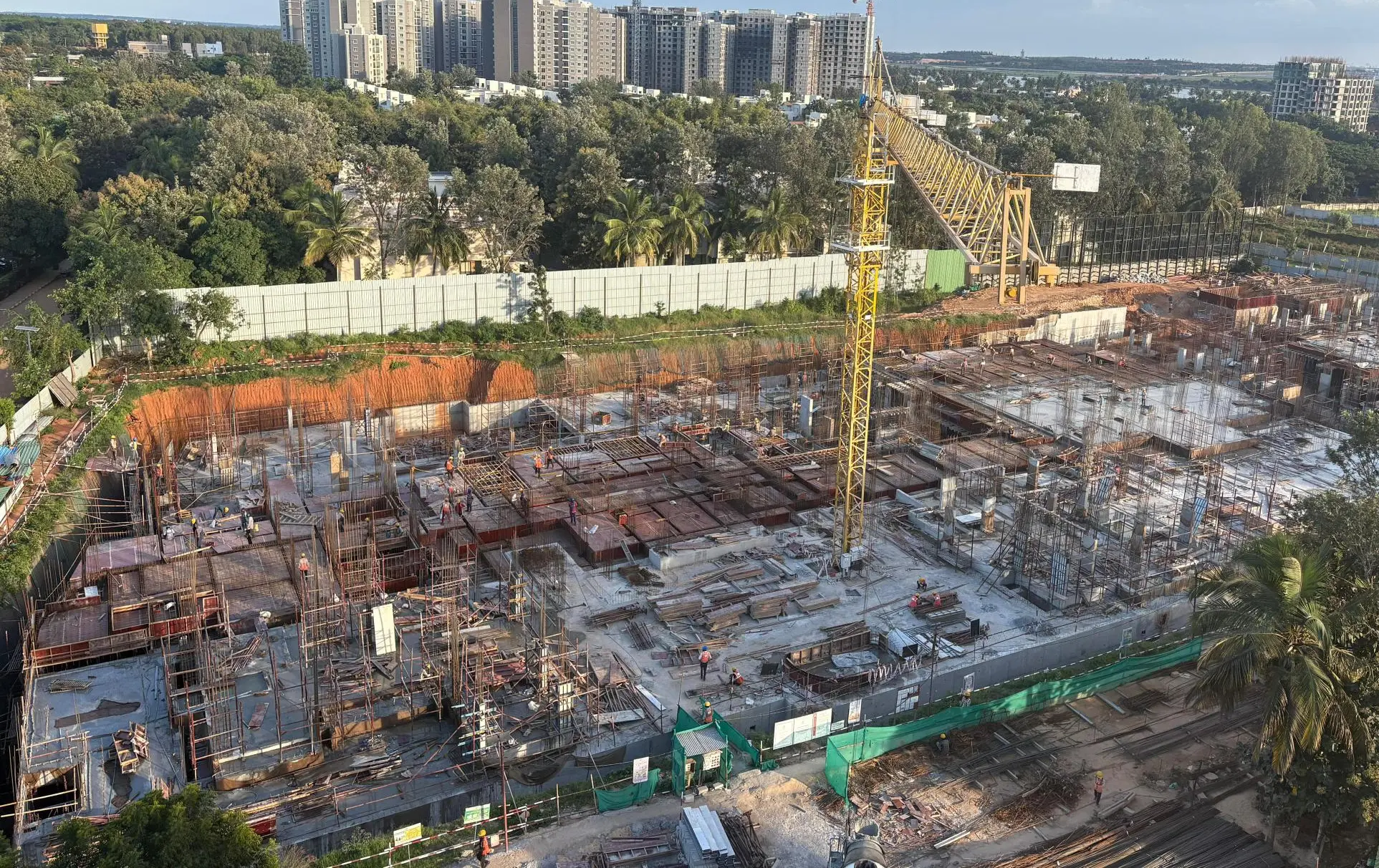 Tower A & B- Ground Floor Slab in Progress